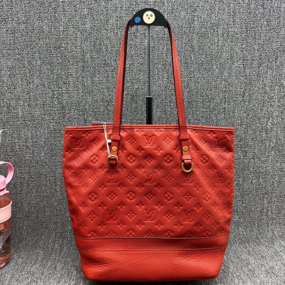 Louis Vuitton Citadine W/P Red Monogram Leather Shoulder Bag 799-082025 - Picture 3 of 16